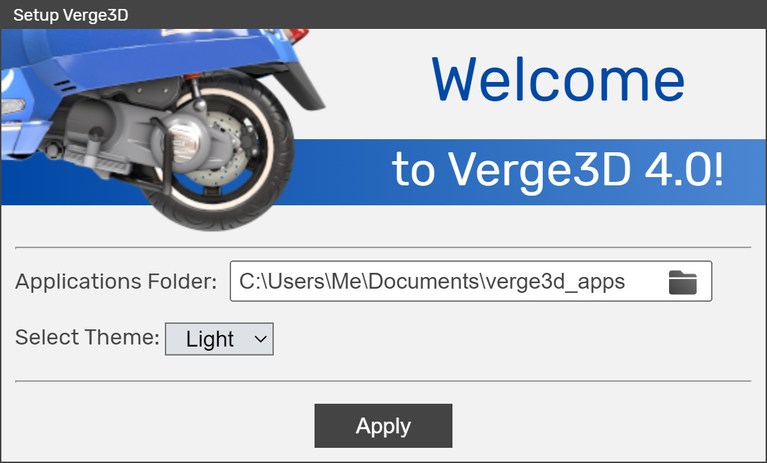 Verge3D - 初始设置 - 用户工作目录