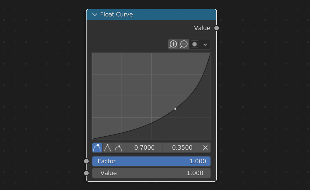 Blender - 浮点曲线节点
